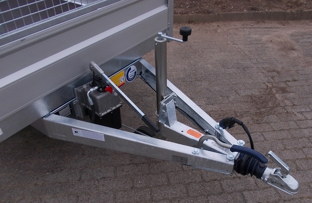HAPERT Cobalt HB-1, 260x150cm, 1500KG Heckkipper mit Gitteraufsatz