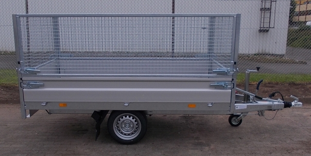 HAPERT Cobalt HB-1, 260x150cm, 1500KG Heckkipper mit Gitteraufsatz