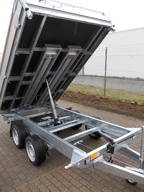 Hapert Cobalt HM-2 Multi, 305x180cm, Dreiseitenkipper mit Rampen und Stützen, e- und Handpumpe, 3500KG zul. GG