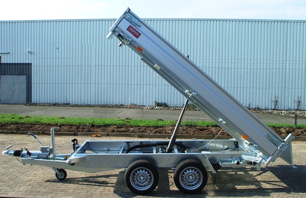 Hapert Cobalt HM-2 Ferro, 305x180cm, Dreiseitenkipper mit Rampen und Stützen, e- und Handpumpe, 3500KG zul. GG