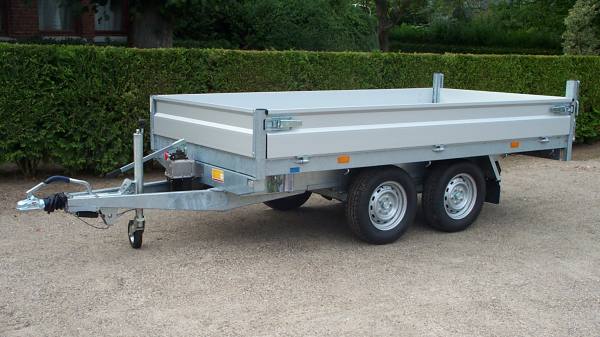 Hapert Cobalt HB-2, 305x160cm, Heckkipper mit Handpumpe, 2700KG zul. GG