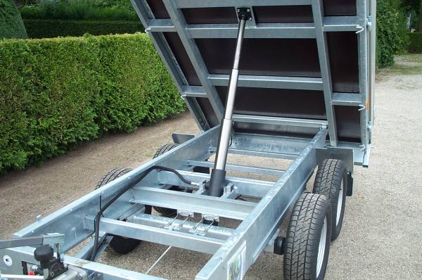 Hapert Cobalt HB-2, 305x160cm, Heckkipper mit Handpumpe, 2700KG zul. GG