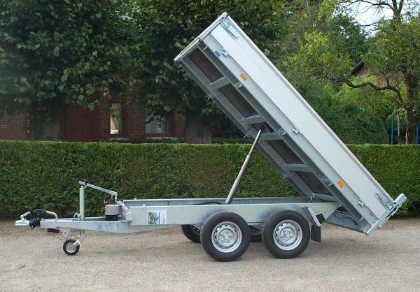 Hapert Cobalt HB-2, 305x160cm, Heckkipper mit Handpumpe, 2700KG zul. GG