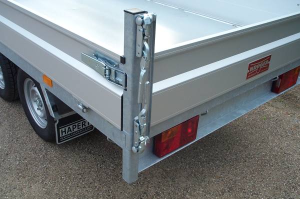 Hapert Cobalt HB-2, 305x160cm, Heckkipper mit Handpumpe, 2700KG zul. GG