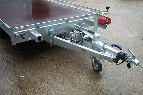 Hapert Indigo HT-2 Tansporter, 405x201cm, mit Reling, 2700KG zul. GG