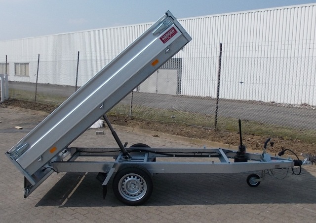 HAPERT Cobalt HB-1, 260x150cm, 1500KG zGG, Heckkipper mit Handpumpe, Bereifung: 195/50R13C