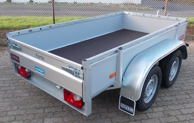 Hapert Azure L-2, 250x130cm, Holzbordwände, Leitergestell, 2000KG zul. GG