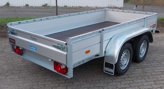 Hapert Azure L-2, 300x150cm, Alubordwände, Leitergestell, 2000KG zul. GG