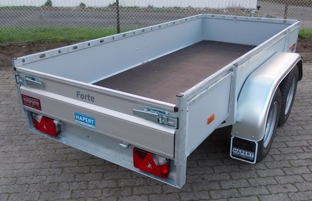 Hapert Azure L-2, 300x130cm, Holzbordwände, Leitergestell, 2700KG zul. GG
