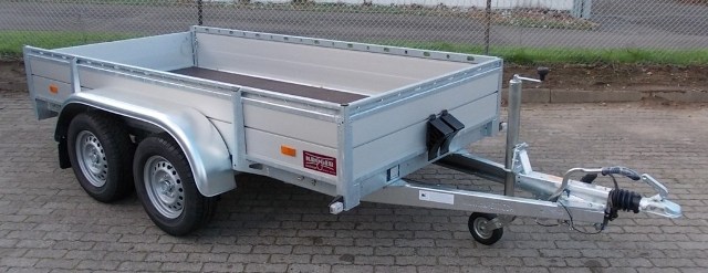 Hapert Azure L-2, 300x150cm, Alubordwände, Leitergestell, 2700KG zul. GG