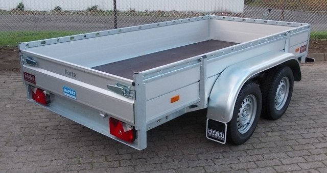 Hapert Azure L-2, 300x150cm, Alubordwände, Leitergestell, 2700KG zul. GG