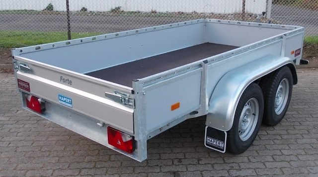 Hapert Azure L-2, 300x150cm, Holzbordwände, Leitergestell, 2700KG zul. GG