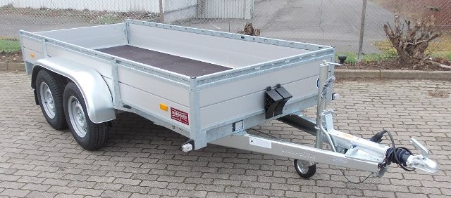 Hapert Azure L-2, 350x150cm, Alubordwände, Leitergestell, 2700KG zul. GG