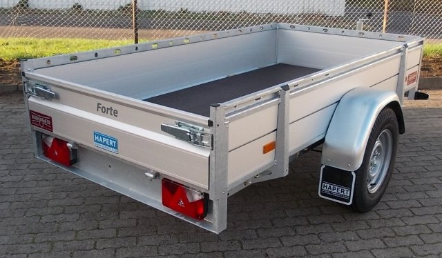 Hapert Azure L-1, 250x130cm, Alubordwände, Leitergestell, 1350KG zul. GG