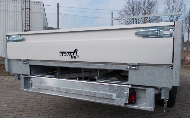 Henra KP3Z.35.0 Dreiseitenkipper mit Rampenschächten und Leitergestell, E- & Handpumpe, Art-Nr.: KP353318