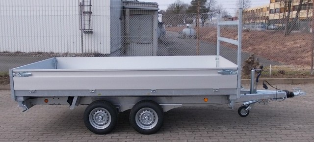 Henra KP3Z.35.0 Dreiseitenkipper mit Rampenschächten und Leitergestell, E- & Handpumpe, Art-Nr.: KP353318