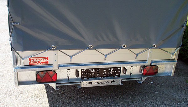 Hulco Medax 3060 mit Hochplane 210cm lichte Innenhöhe + Rampen