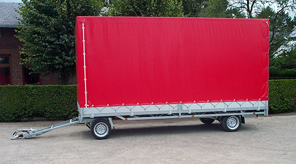 Hulco Rota 3050 mit Hochplane 210cm lichte Innenhöhe + Rampen