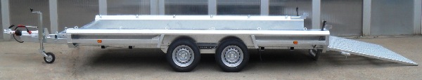 Hulco Terrax-2 3500.394x180 Baumaschinenanhänger mit großer Ladefläche und hoher Nutzlast