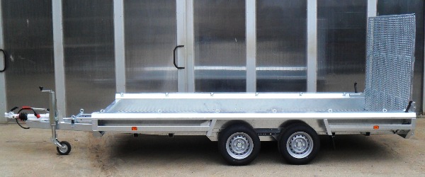 Hulco Terrax-2 3500.394x180 Baumaschinenanhänger mit großer Ladefläche und hoher Nutzlast