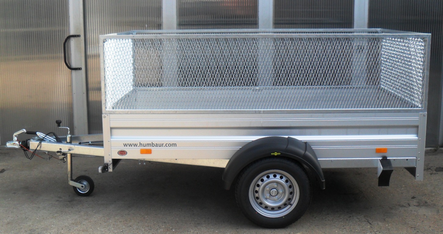 Humbaur Ha 132513 Mit Bugklappe Und 62cm Laubgitteraufsatz Pkw Anhanger Von Kroger Fahrzeugbau Anhanger Gunstig Kaufen