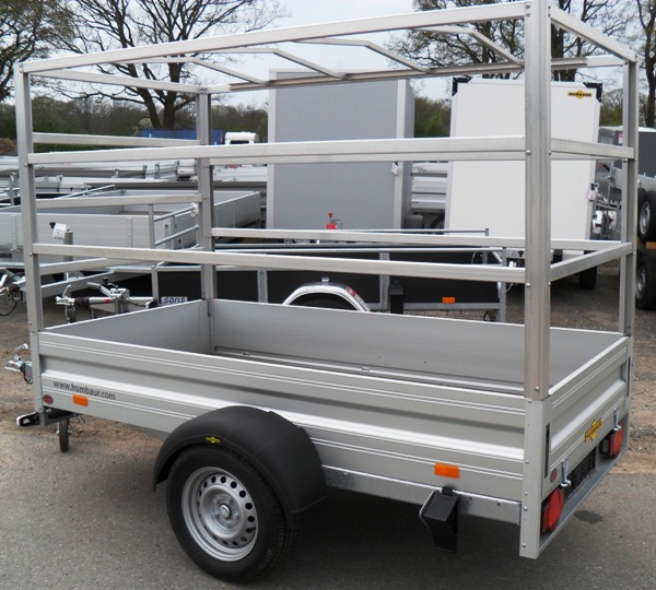 Humbaur HA 132513 mit Bugklappe und Hochplane 160cm Ladehöhe