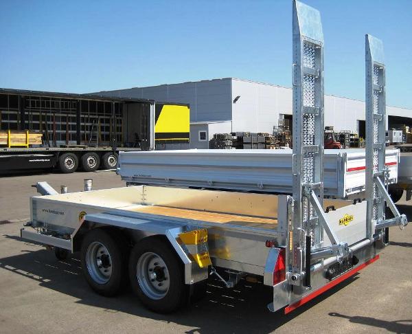 Humbaur Tieflader HS 504020 BS, 5000kg GG , stehende Auffahrampen