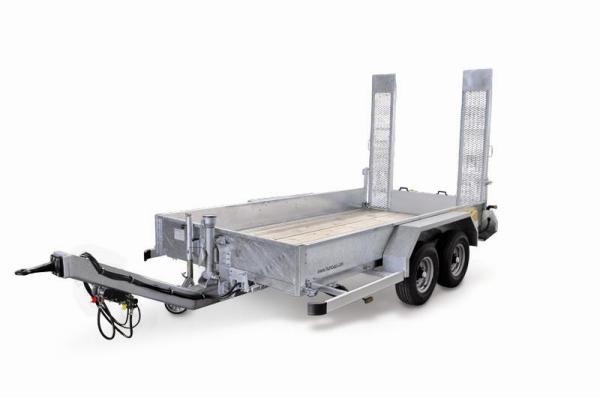 Humbaur Tieflader HS 504020 BS, 5000kg GG , stehende Auffahrampen