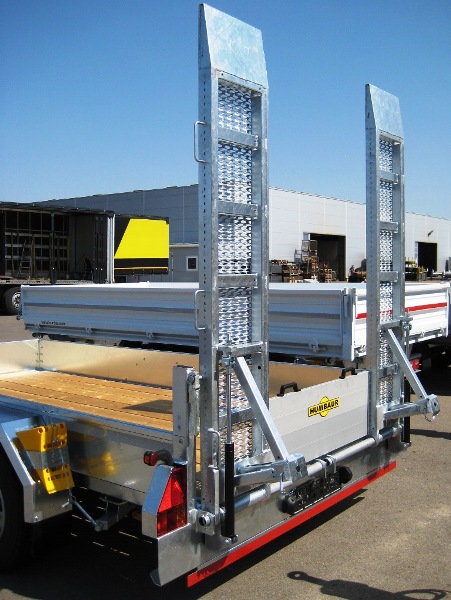 Humbaur Tieflader HS 504020 BS, 5000kg GG , stehende Auffahrampen