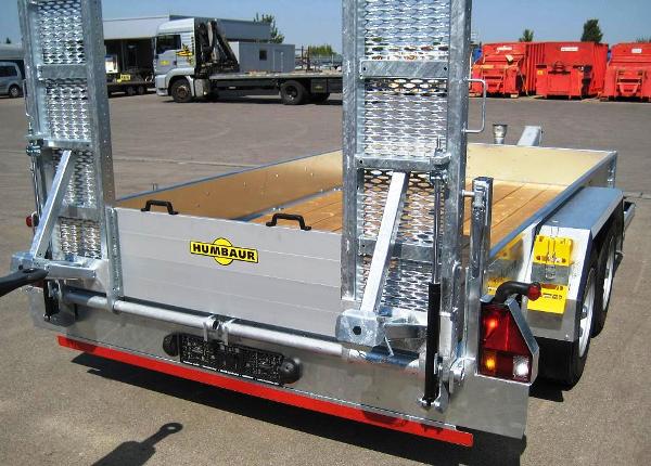 Humbaur Tieflader HS 504020 BS, 5000kg GG , stehende Auffahrampen