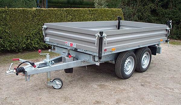 Humbaur Garant 2600 3S Dreiseitenkipper mit Stahlbordwänden