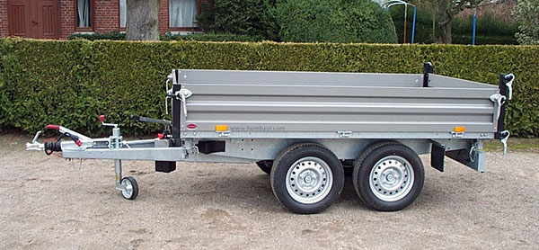 Humbaur Garant 2600 3S Dreiseitenkipper mit Stahlbordwänden