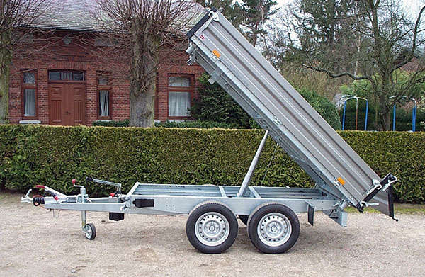 Humbaur Garant 2600 3S Dreiseitenkipper mit Stahlbordwänden