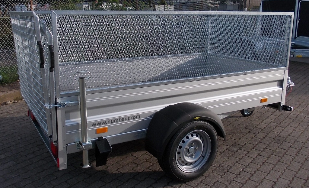 Humbaur Ha 132513 Mit Bugklappe 2 Stutzen Berfahrwand Und Gitteraufsatz Pkw Anhanger Von Kroger Fahrzeugbau Anhanger Gunstig Kaufen