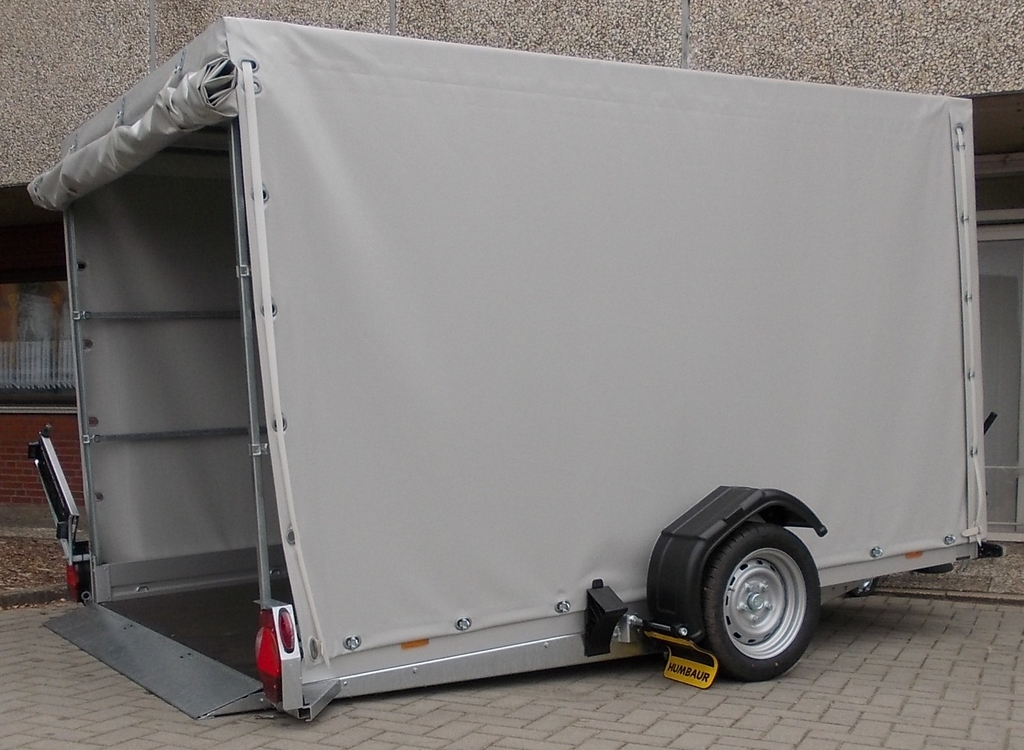 Humbaur Hkt 183117 S Gebremster Absenkanhanger Mit Tempo 100 Und Hochplane 180cm Grau Pkw Anhanger Von Kroger Fahrzeugbau Anhanger Gunstig Kaufen