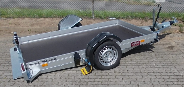 Humbaur HKT 182515 S gebremster Absenkanhänger mit Tempo 100