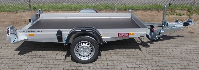 Humbaur HKT 182515 S gebremster Absenkanhänger mit Tempo 100