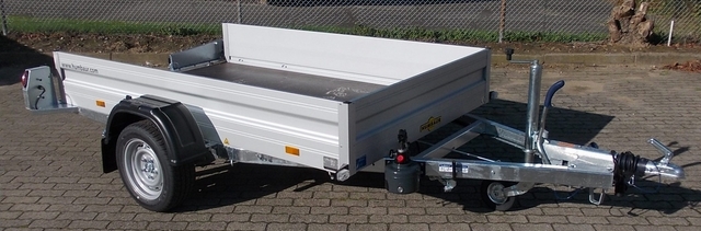Humbaur HKT 182515 S gebremster Absenkanhänger mit 35cm Bordwänden und Tempo 100