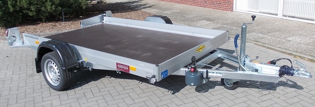 Humbaur HKT 182817 S gebremster Absenkanhänger mit Tempo 100