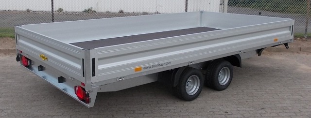 Humbaur HN 254118 Black Edition mit niedrigem Fahrwerk, 2500kg , Lademaße LxBxH 410x185x35, Einmaliger Abverkaufspreis
