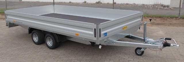 Humbaur HN 254118 Black Edition mit niedrigem Fahrwerk, 2500kg , Lademaße LxBxH 410x185x35, Einmaliger Abverkaufspreis
