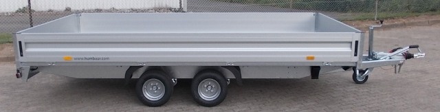 Humbaur HN 254118 Black Edition mit niedrigem Fahrwerk, 2500kg , Lademaße LxBxH 410x185x35, Einmaliger Abverkaufspreis