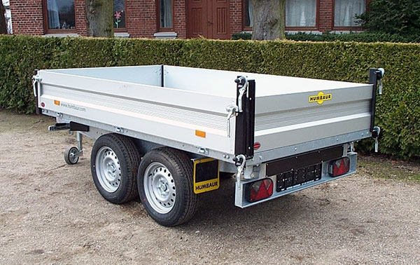 Humbaur Dreiseitenkipper HTK 2500.31, 2500kg GG mit Stahlbordw�nden