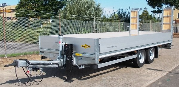 Humbaur HBT 106224 BS 11,9t GG, Rahmen feuerverzinkt , mit stehenden Rampen