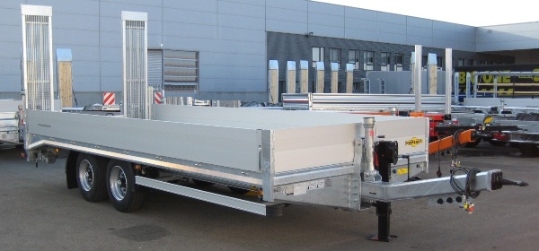 Humbaur HBT 106224 BS 10,5t GG, abgeschrägt, stehende Rampen