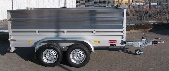 Koch 150.300.26 mit Original Alu-Aufsatzbordwänden 50cm hoch