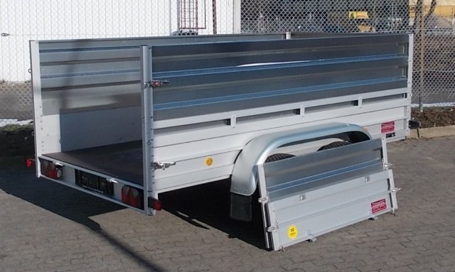 Koch 150.300.26 mit Original Alu-Aufsatzbordwänden 50cm hoch