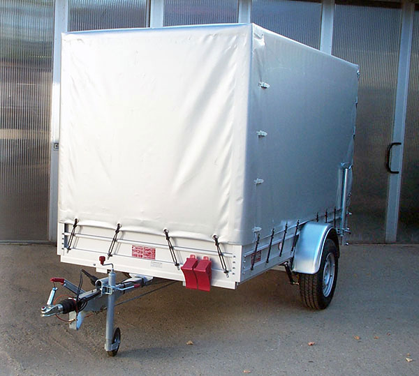 Koch 150.300.13 mit Hochplane 180cm lichte Innenhöhe + 2 Heckstützen