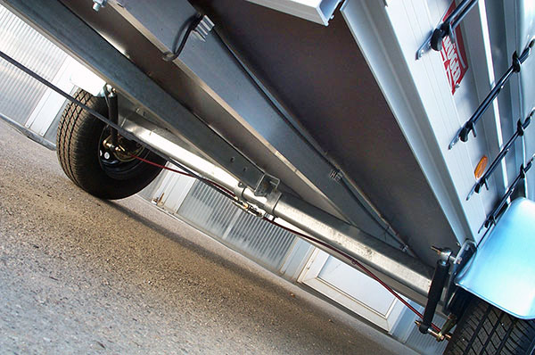 Koch 150.300.13 mit Hochplane 180cm lichte Innenhöhe + 2 Heckstützen