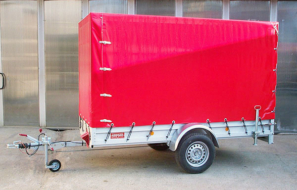 Koch 150.350.13 mit Hochplane 180cm lichte Innenhöhe + 2 Heckstützen